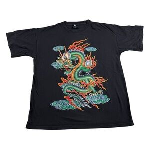 Vintage Chinese Dragon Graphic Tee